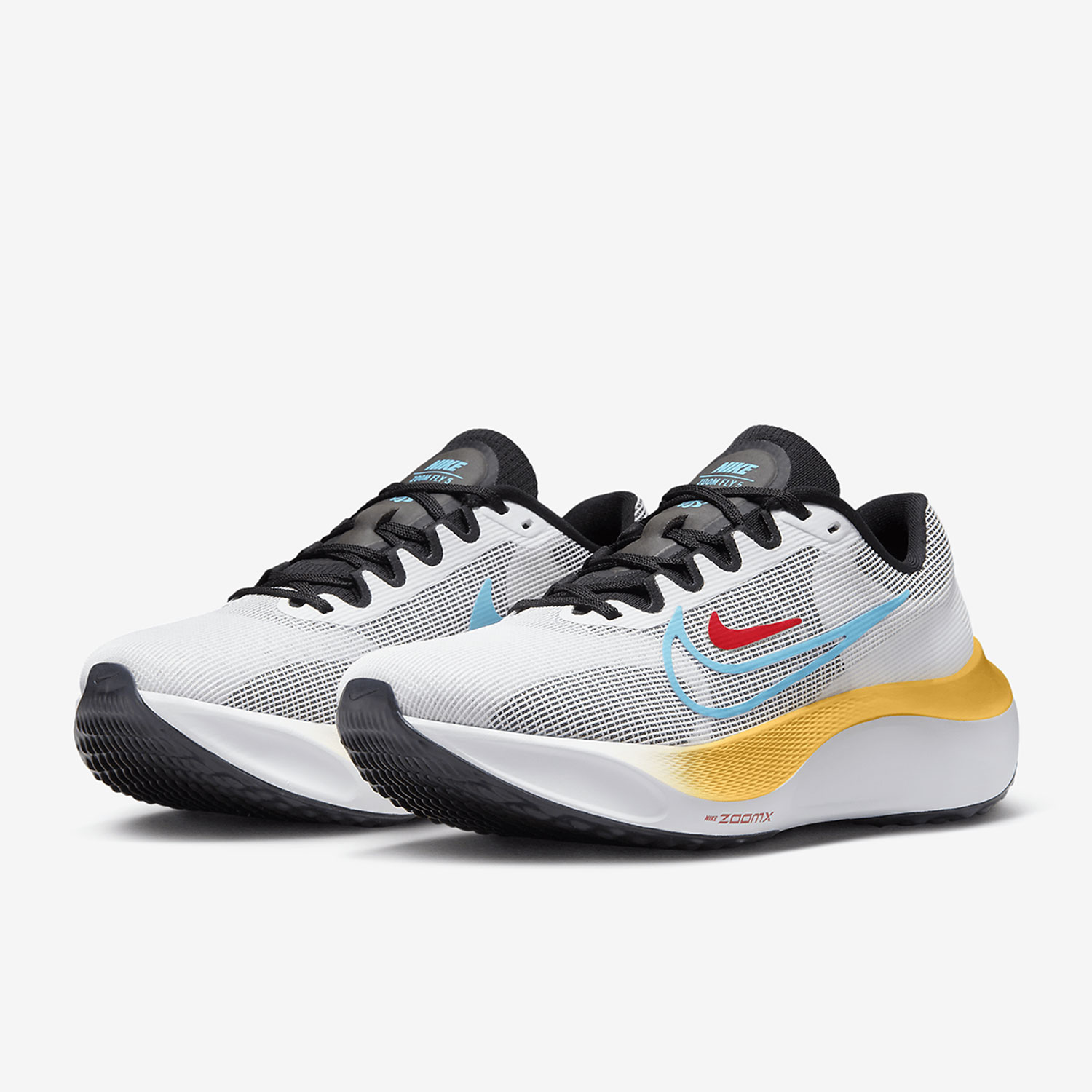 Nike Shoes Zoom Fly 5 - Sepatu Lari Low-Cut Bernapas dengan Bantalan