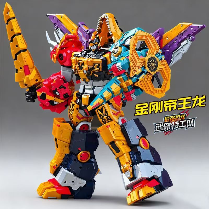 Badminton Korea - MiniForce Dinoid Warrior Robot Transformasi Model
