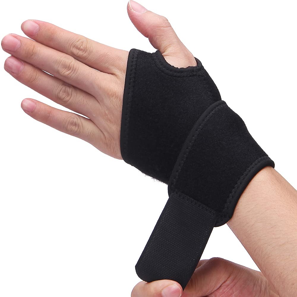 Badminton Smash - Penyangga Pergelangan Tangan Kompresi Model Wrap-Around
