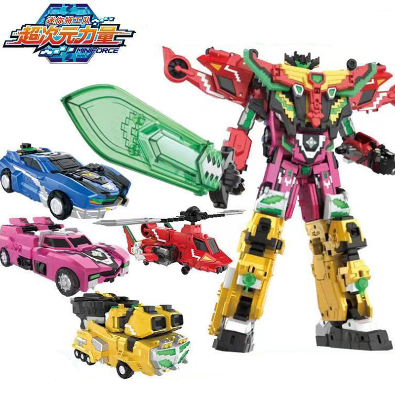 Badminton Korea - MiniForce Transformasi Robot Bot Model Hyperdimensi