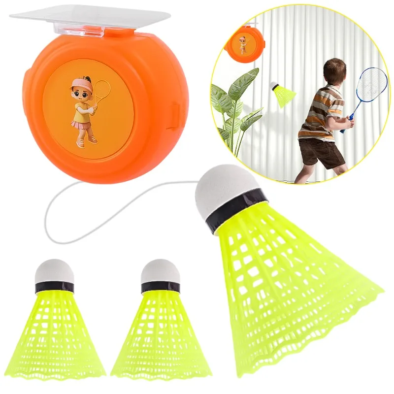 Badminton Counter - Set latihan Badminton elastis, perekat diri,