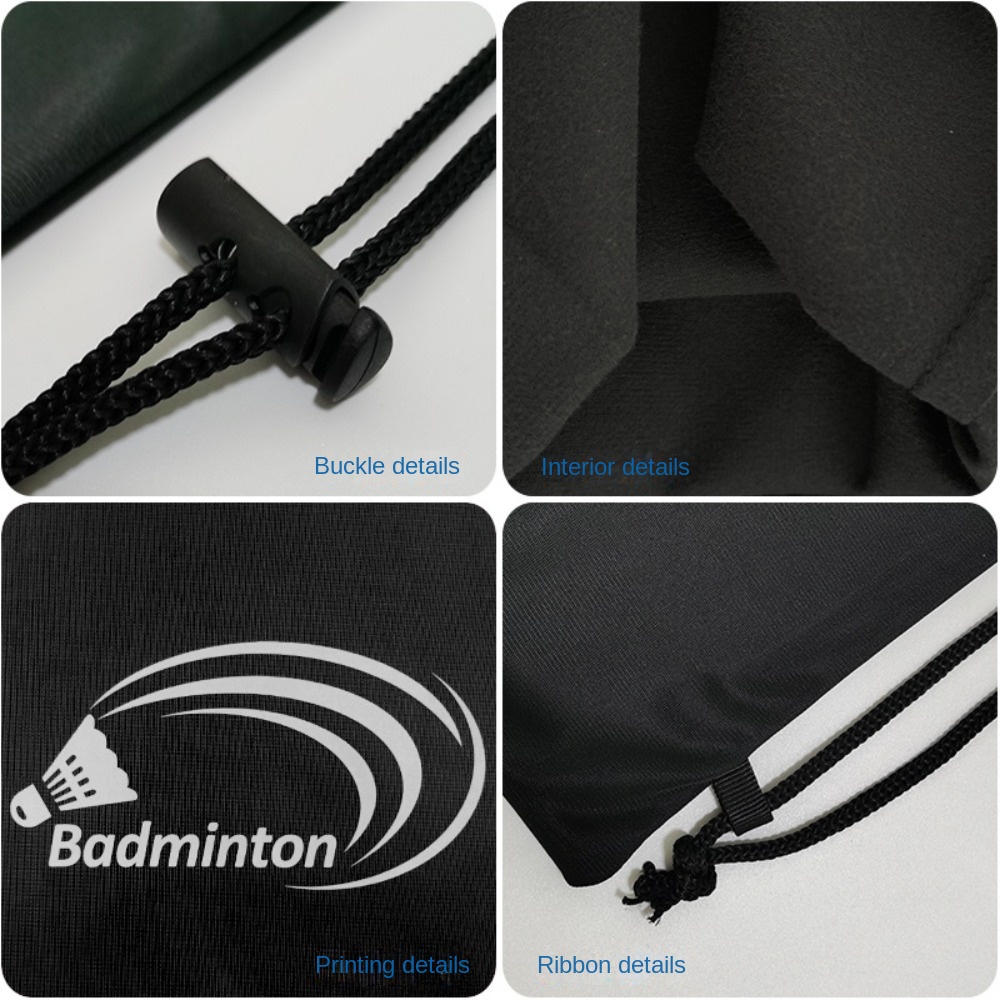 Tas raket bulu tangkis, tebal  - Badminton Smash ulasan dan harga