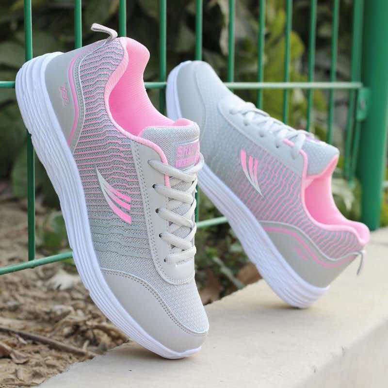 Sepatu sol datar wanita, sneak - Badminton Korea ulasan dan harga