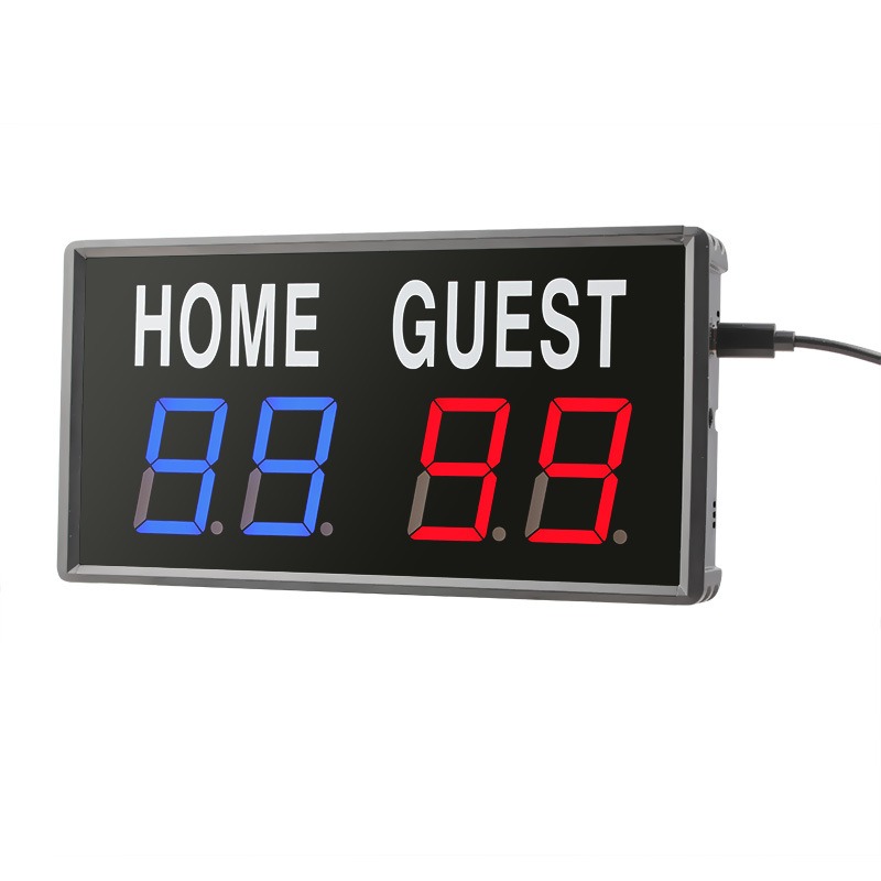 Papan Skor Elektronik LED 4 Di - Badminton Counter ulasan dan harga