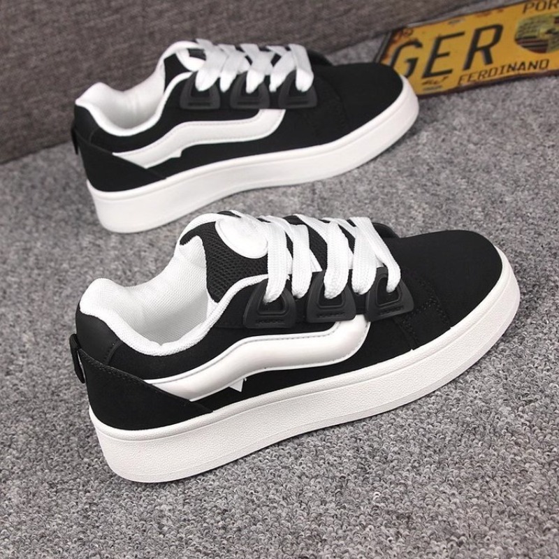 Sepatu Vulkanisir Wanita Hitam - Badminton Korea ulasan dan harga
