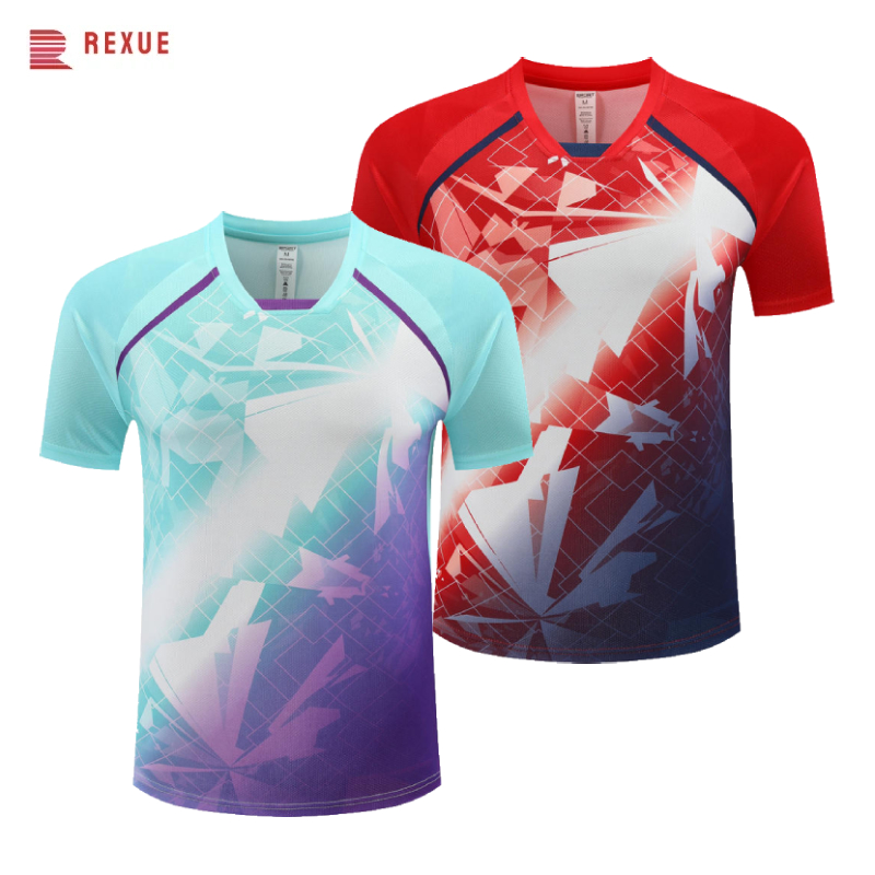 Kaus Badminton gaya Korea pria - Badminton Korea ulasan dan harga