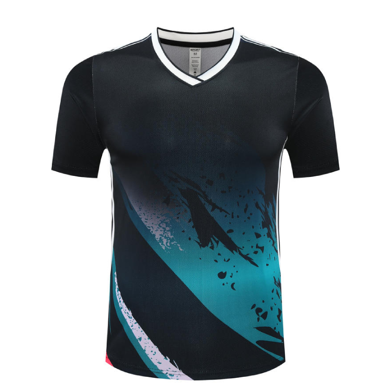 Kaus Badminton gaya Korea pria - Badminton Korea ulasan dan harga