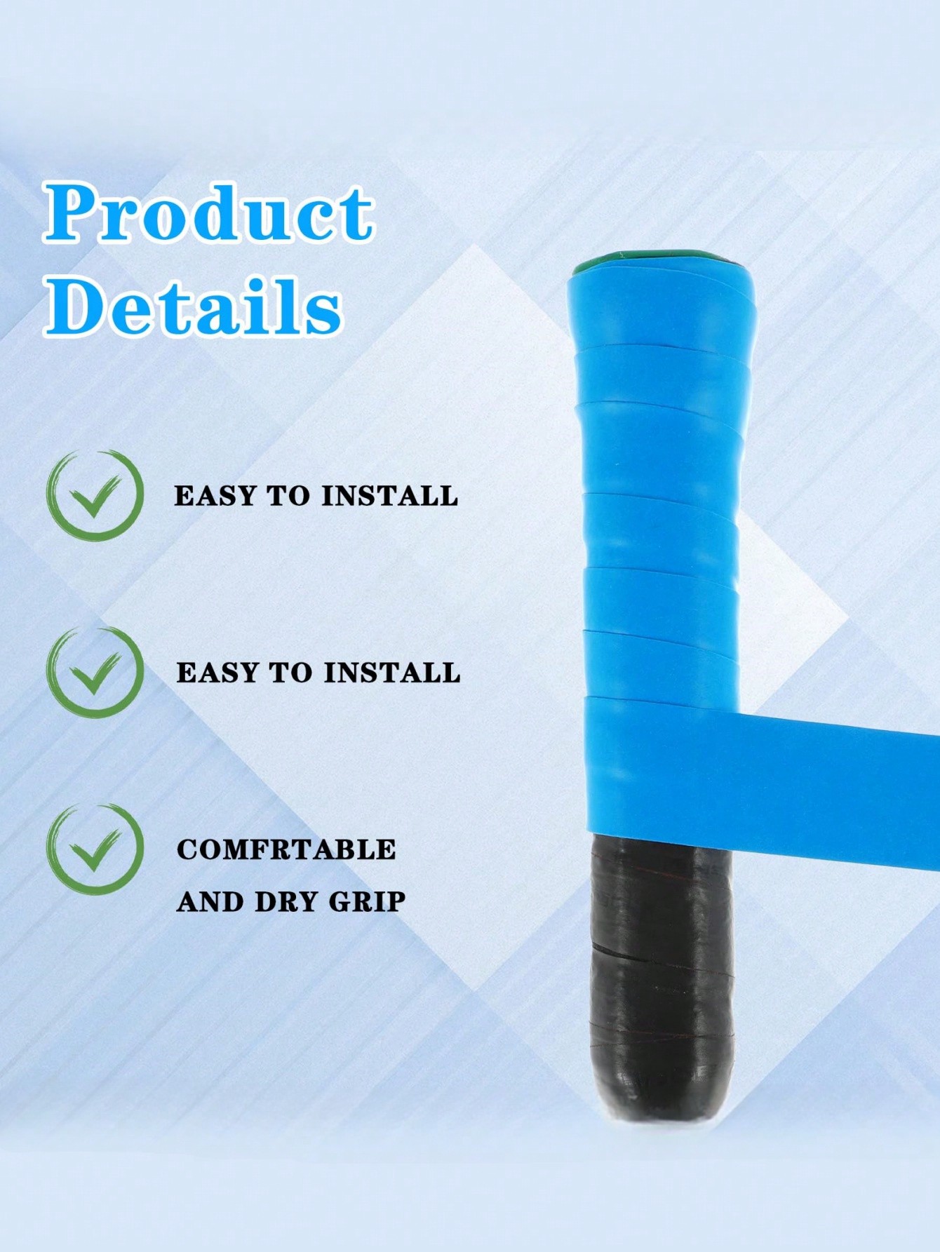 Pita pegangan elastis anti-sel - Badminton Equipment ulasan dan harga