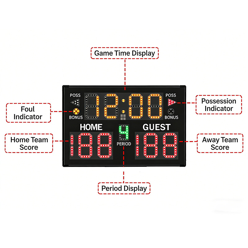 Timer Skor Elektronik Portabel - Badminton Counter ulasan dan harga