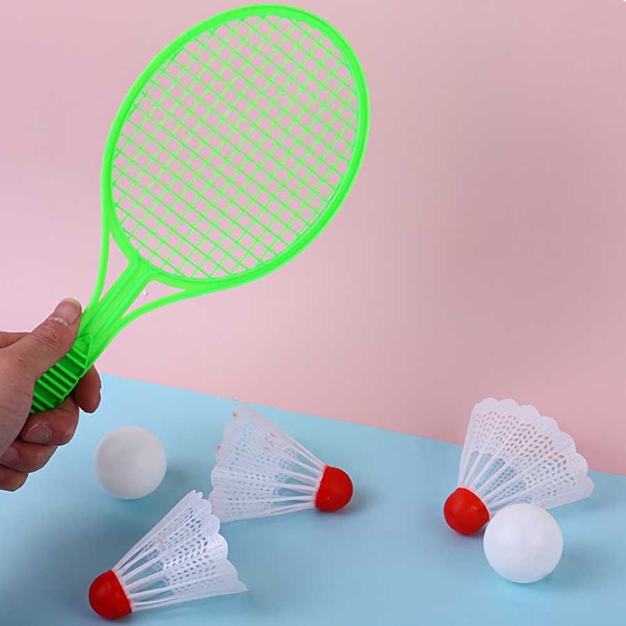 4 Buah/Set Set Raket Tenis Mej - Badminton Fun Game ulasan dan harga